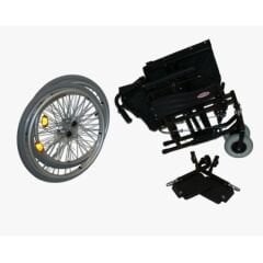 Poylin P967 Alüminyum Tekerlekli Sandalye (55cm)