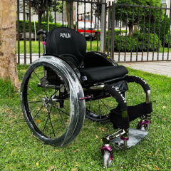 Poylin P153 Aktif Tekerlekli Sandalye (Titanyum)
