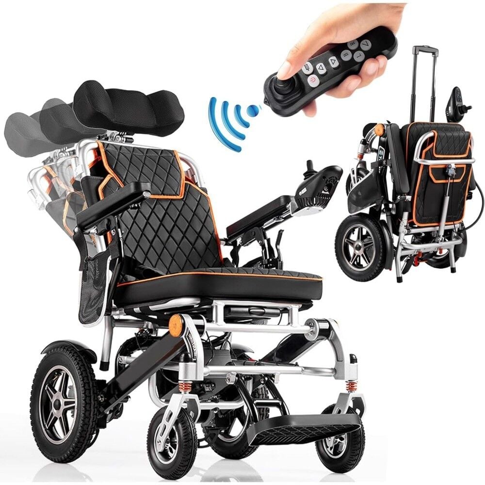 Poylin P206 Kumandalı Ultra Hafif Katlanabilir Akülü Sandalye