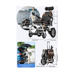 Poylin P206 Kumandalı Ultra Hafif Katlanabilir Akülü Sandalye