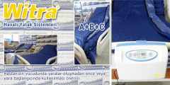 A+B+C Hava Ventilasyonlu 12 cm Kalınlığında Boru Tipi Havalı Hasta Yatağı ES-900W