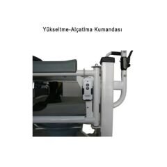 Poylin P771 Tuvaletli Transfer Sandalyesi Elektrikli